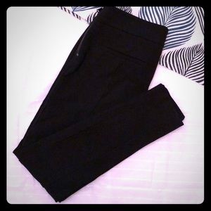 NWOT Ann Taylor Black Side Zip Leggings